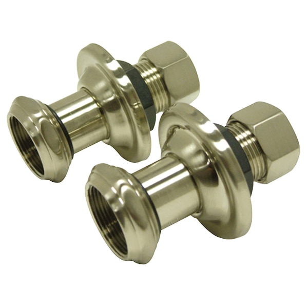 Aqua Vintage 1-3/4" Wall Union Extension, Brushed Nickel AEU4108 - main